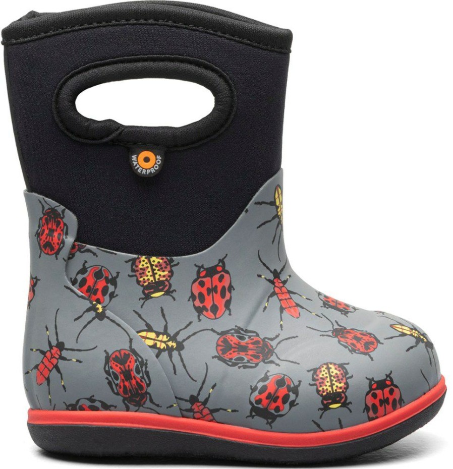 Footwear * | Bogs Baby Classic Bogs Rain Boots Toddlers' Gray Multi