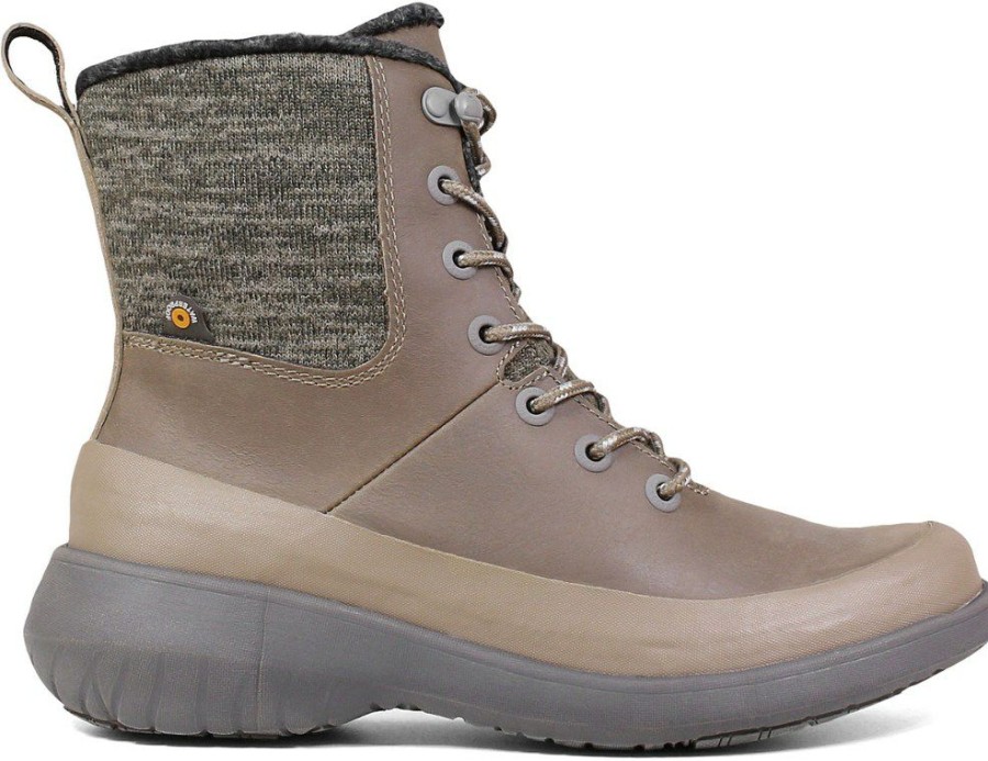 Footwear * | Bogs Freedom Lace Boots Women'S Taupe