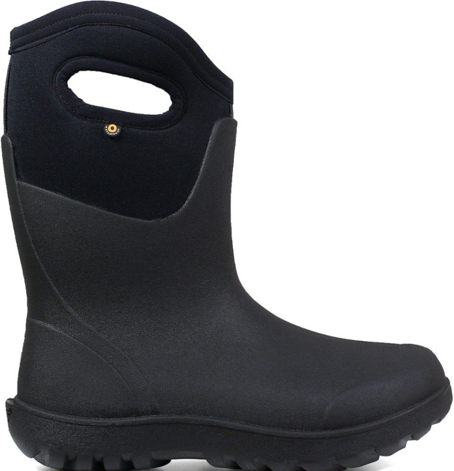 Footwear * | Bogs Neo-Classic Mid Insulated Rain Boots Women'S Black