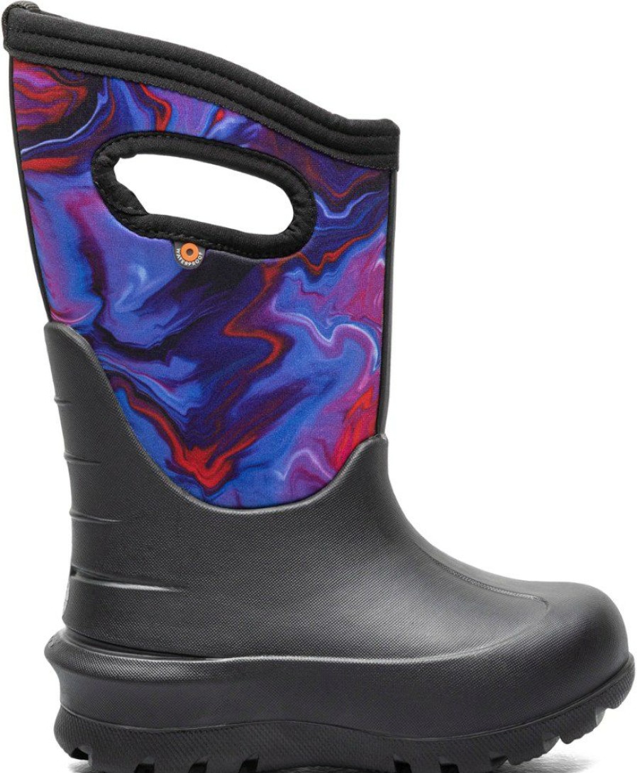 Footwear * | Bogs Neo-Classic Oil Twist Boots Kids' Black Multi