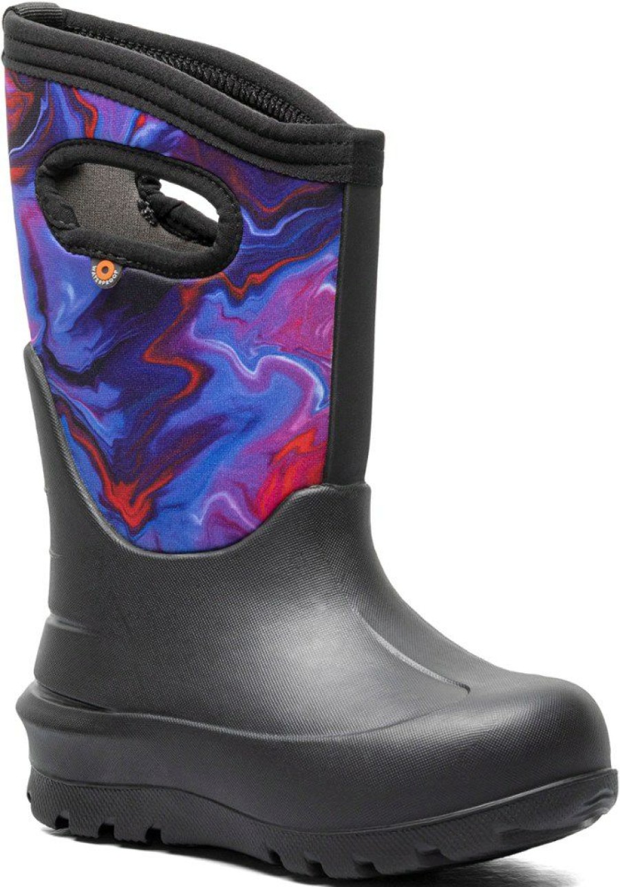 Footwear * | Bogs Neo-Classic Oil Twist Boots Kids' Black Multi