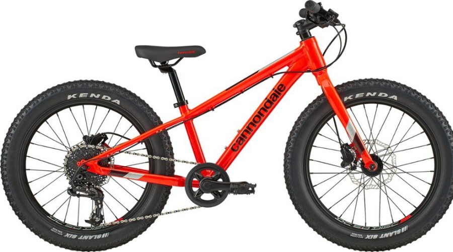 Cycling * | Cannondale Cujo Race 20+ Kids' Bike Acid Red