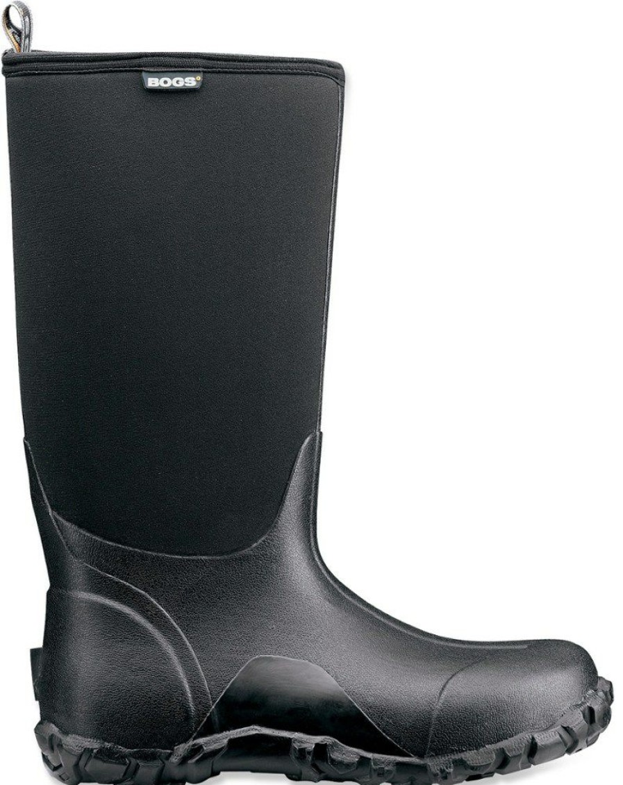 Footwear * | Bogs Classic High Rain Boots Men'S Black