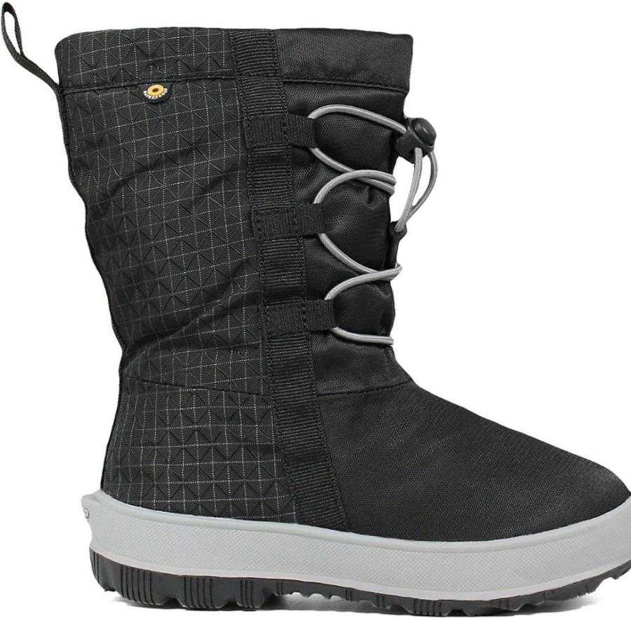 Footwear * | Bogs Snownights Boots Kids' Black