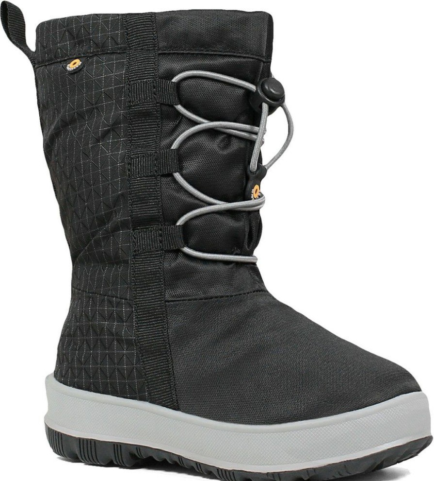 Footwear * | Bogs Snownights Boots Kids' Black