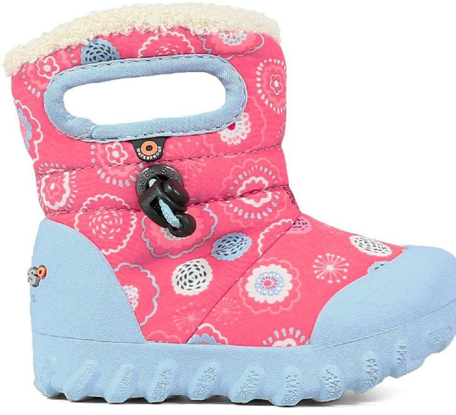 Footwear * | Bogs B-Moc Bullseye Boots Kids' Pink Multi