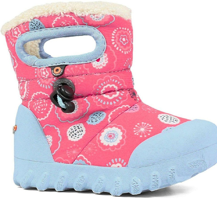 Footwear * | Bogs B-Moc Bullseye Boots Kids' Pink Multi