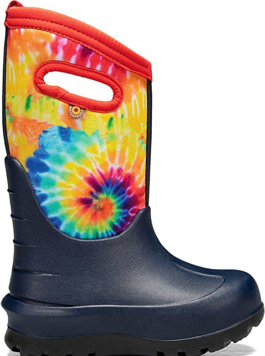 Footwear * | Bogs Neo-Classic Tie Dye Rain Boots Kids'