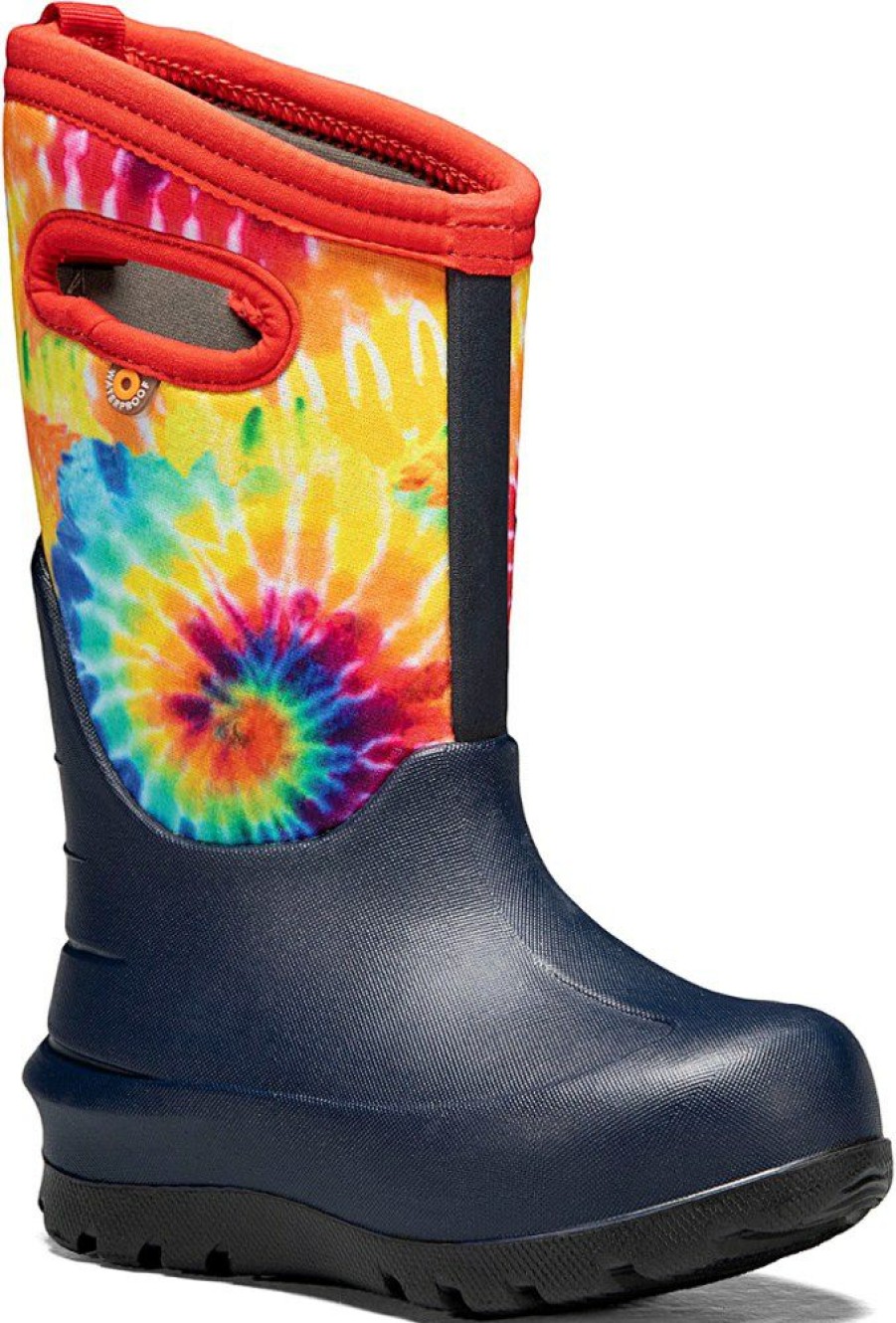 Footwear * | Bogs Neo-Classic Tie Dye Rain Boots Kids'