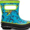 Footwear * | Bogs Skipper Cool Dinos Rain Boots Toddlers' Electric Blue