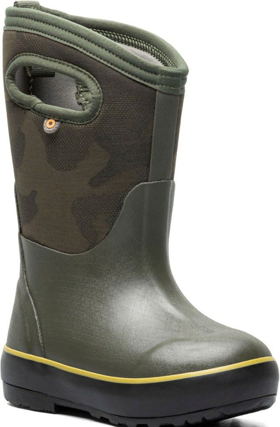 Footwear * | Bogs Classic Ii Tonal Camo Boots Kids' Dark Green