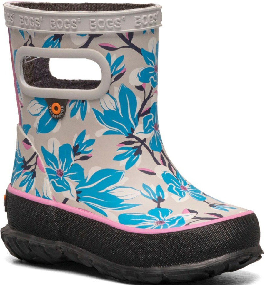 Footwear * | Bogs Skipper Magnolia Rain Boots Toddlers' Oyster