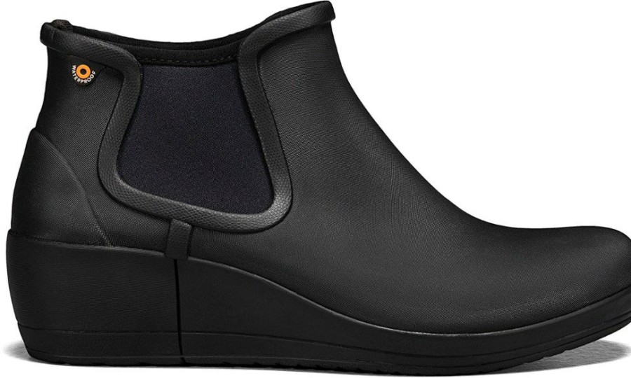 Footwear * | Bogs Vista Wedge Ankle Boots Women'S Black