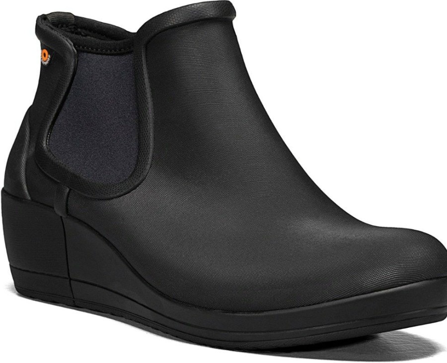 Footwear * | Bogs Vista Wedge Ankle Boots Women'S Black