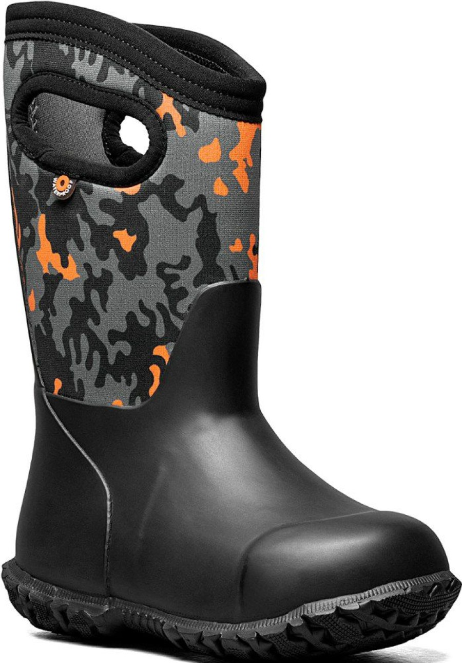 Footwear * | Bogs York Neo Camo Rain Boots Toddlers'/Kids' Black Multi