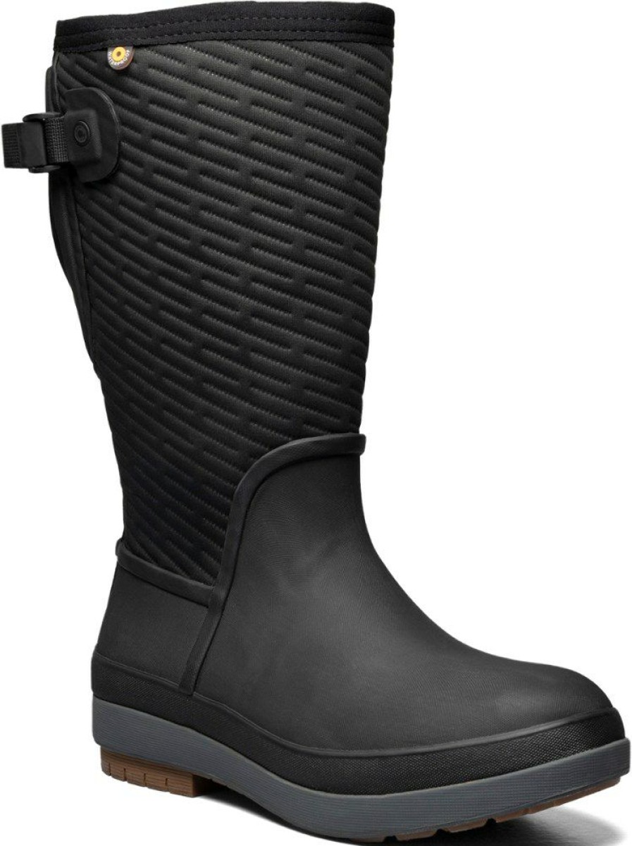 Footwear * | Bogs Crandall Ii Tall Adjustable Calf Snow Boots Women'S Black