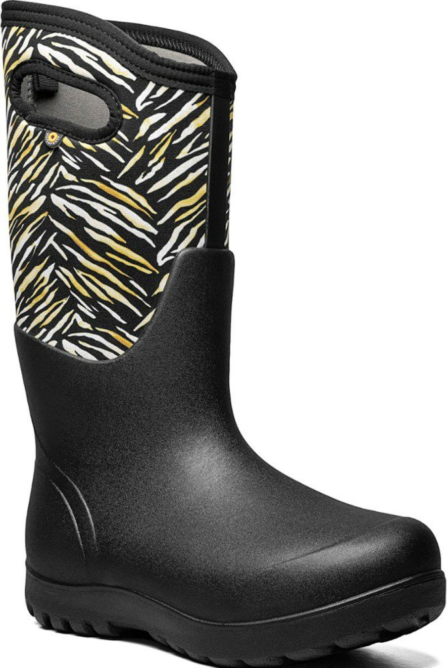 Footwear * | Bogs Neo-Classic Tall Exotic Boots Women'S Black Multi