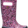 Footwear * | Bogs Little Textures Rain Boots Toddlers'/Kids' Pink Multi