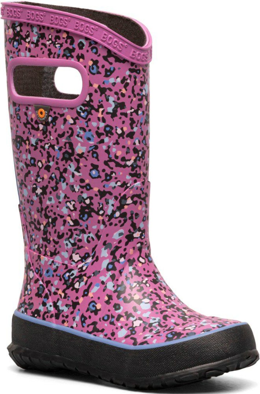 Footwear * | Bogs Little Textures Rain Boots Toddlers'/Kids' Pink Multi