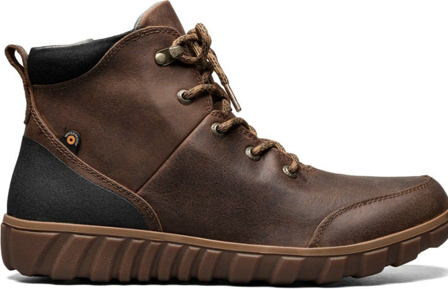 Footwear * | Bogs Classic Casual Hiker Boots Men'S Cognac