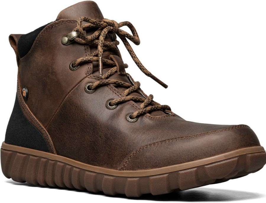 Footwear * | Bogs Classic Casual Hiker Boots Men'S Cognac