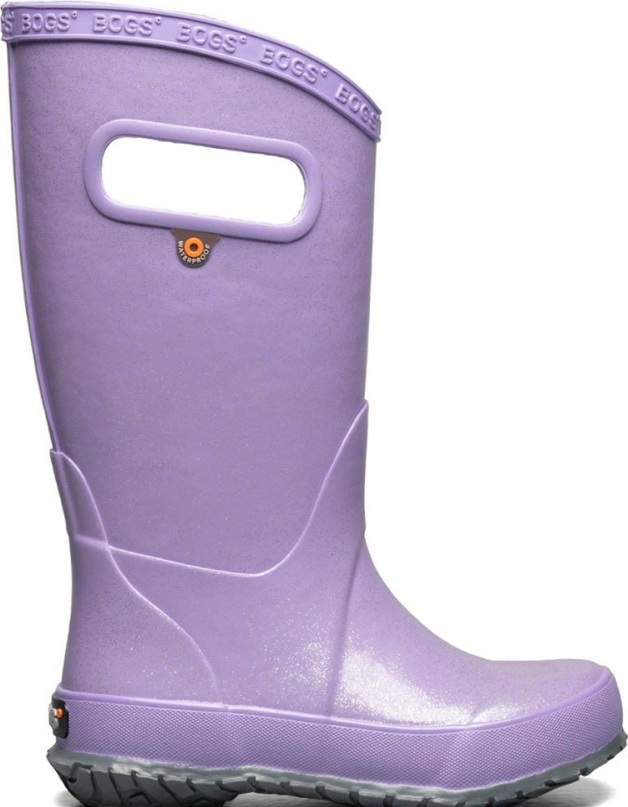 Footwear * | Bogs Glitter Rain Boots Kids' Lilac