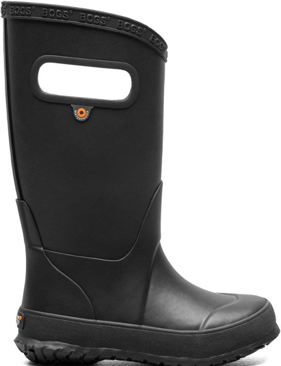 Footwear * | Bogs Plush Rain Boots Kids' Black