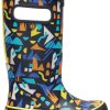 Footwear * | Bogs Sparse Geo Rain Boots Toddlers'/Kids' Navy Multi