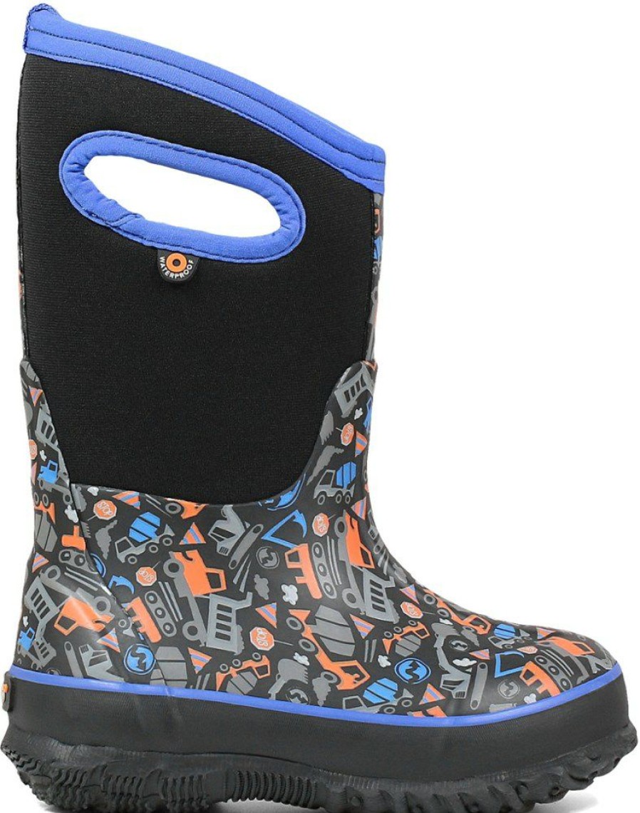 Footwear * | Bogs Classic Construction Boots Kids' Black Multi