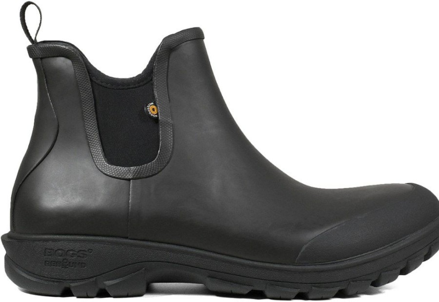 Footwear * | Bogs Sauvie Slip-On Boots Men'S Black